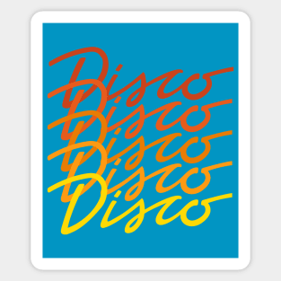 DISCO VINTAGE 70S STYLE Sticker